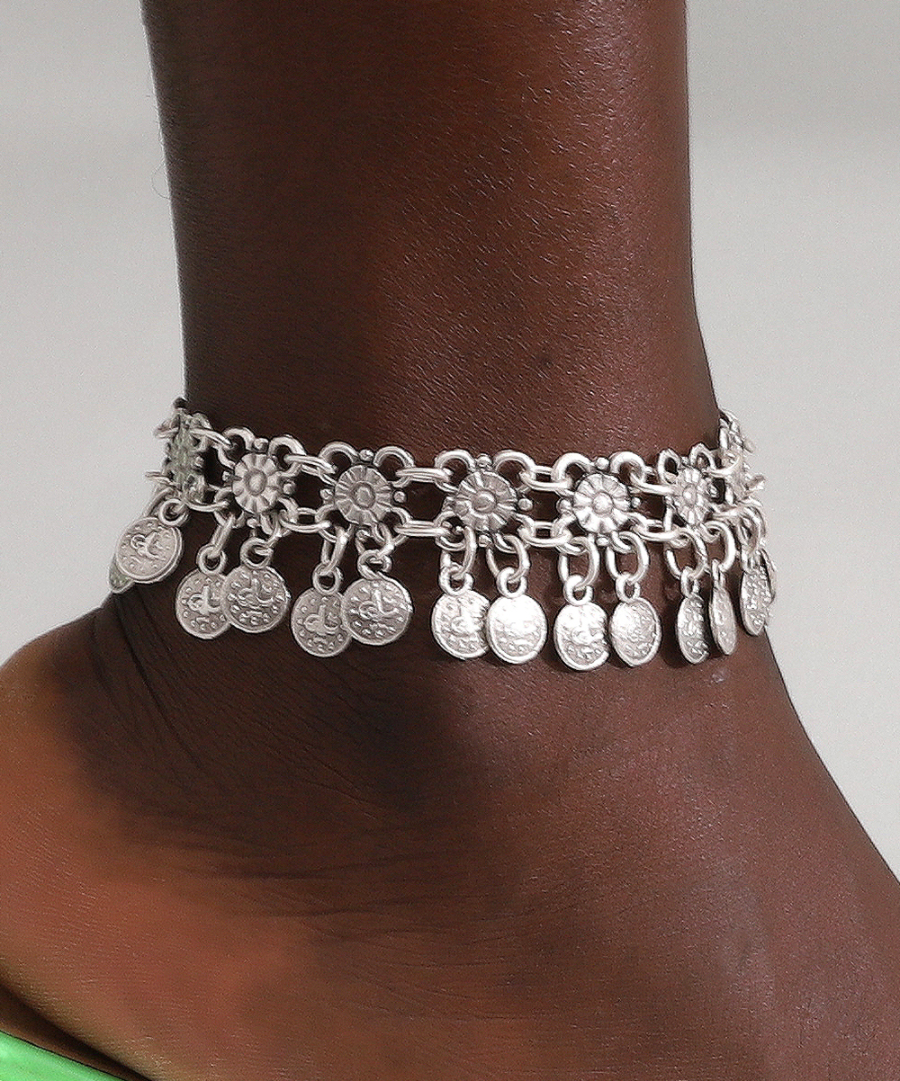 Handmade Silver Plated Anklet